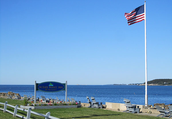 Ocean Point Inn Sign