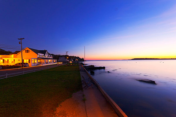 Dusk at Ocean Point Inn