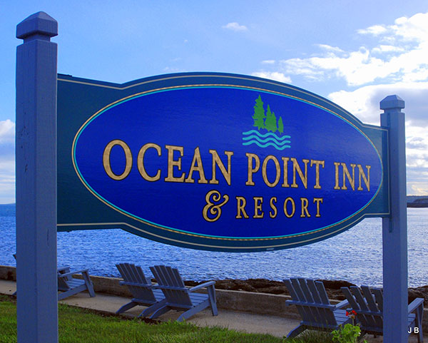 Ocean Point Inn Sign